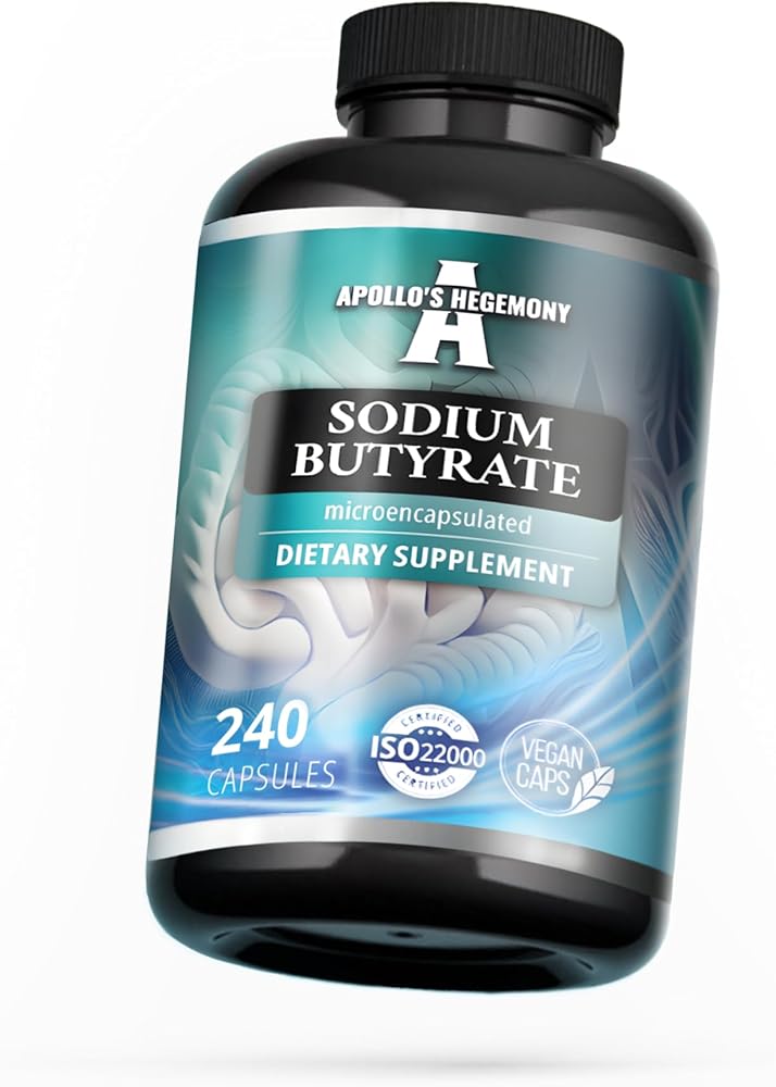 Butirato de Sodio 580mg 240 Cápsulas Veganas | Salud Intestinal - Por