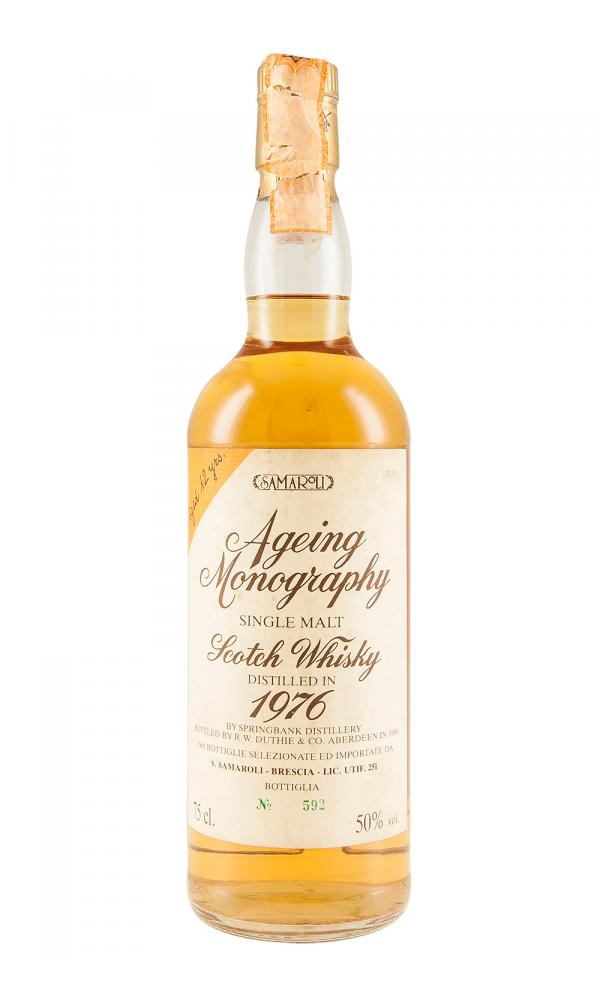 Springbank 1976 Samaroli 12 Year Old / Ageing Monography Single Malt Scotch Whisky at CaskCartel.com