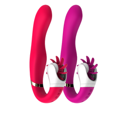 Gode vibromasseur simulateur de cunnilingus