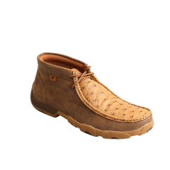Twisted X Men's Casual Chukka Driving Moc Ostrich Shoes MDM0088 - Wild West Boot Store