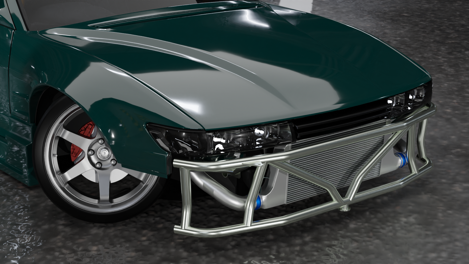 Nissan Silvia S13 - Front Dual Row Bash Bar