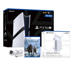 PlayStation 5 Pro 3TB SSD Console with Disc Drive, Wireless Controller and Charger, God of War Ragnarok - CFI-7019 PS5 Pro