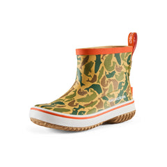 Grundens 60065-926-2011 Kid’s Guppy Rain Boot-Fish Camo-11