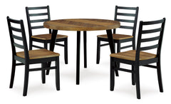 Blondon Dining Table and 4 Chairs