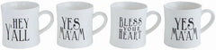 Southern Sayings 10-oz. Stoneware Coffee Mugs, Set of 4