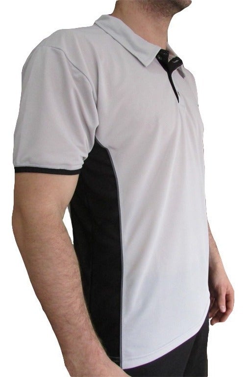 POLERA POLO CON RECORTE  TALLAS XS A XXL