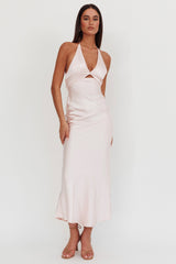 Jassinta Keyhole Bust Maxi Dress Pink