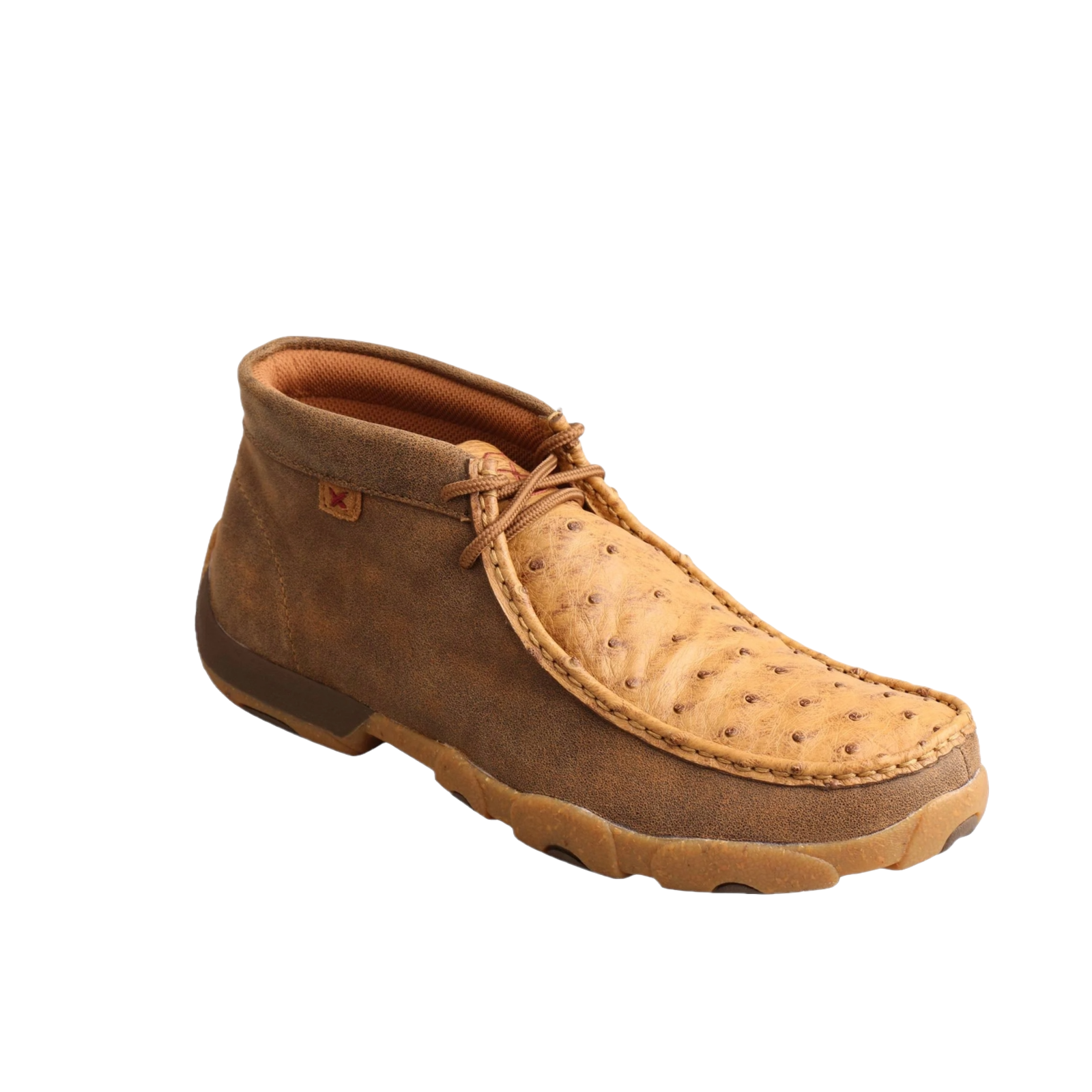 Twisted X Men's Casual Chukka Driving Moc Ostrich Shoes MDM0088 - Wild West Boot Store