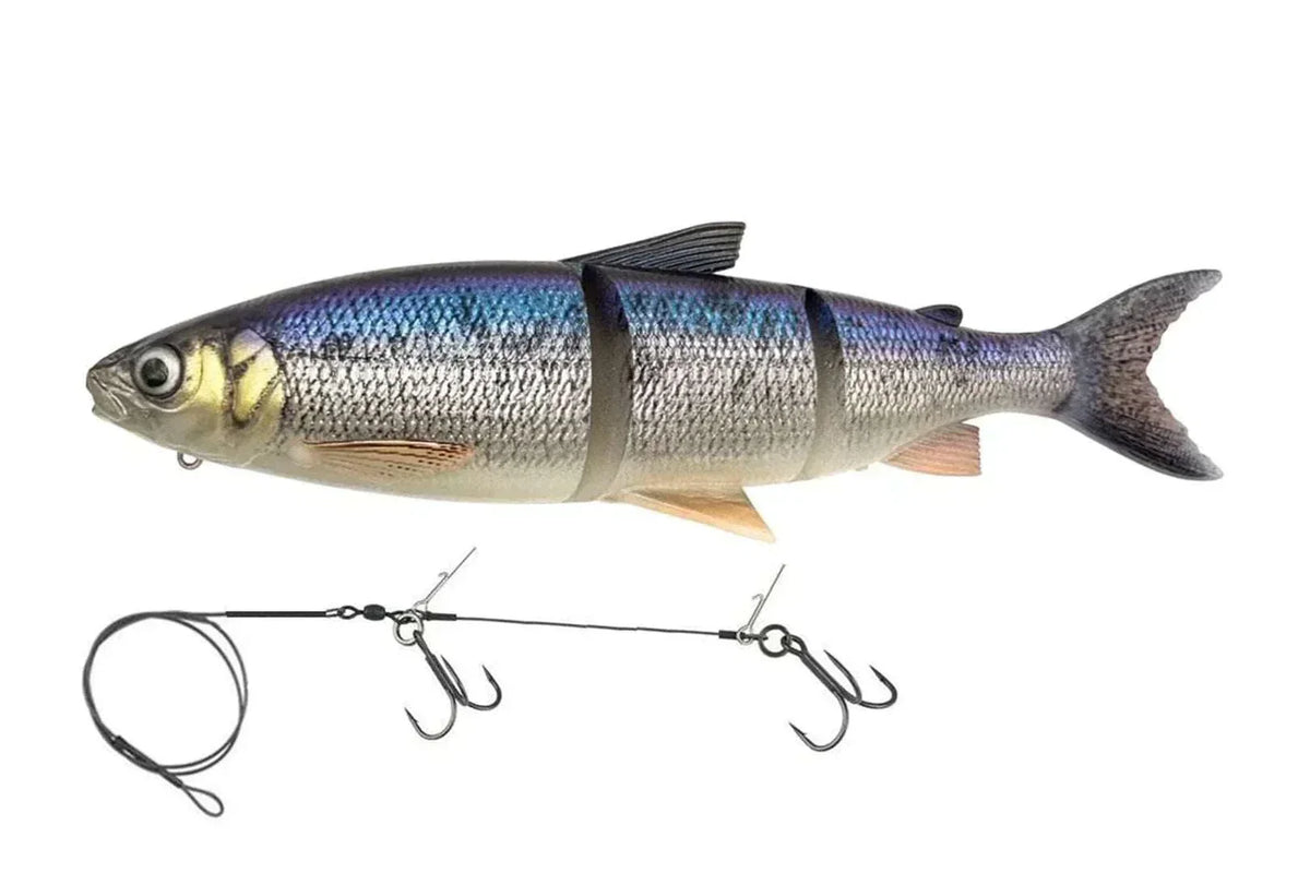 Savage Gear 3D Line Thru Whitefish 27cm Whitefish - Softbait Swimbait for Pike Zander Catfish Fishing