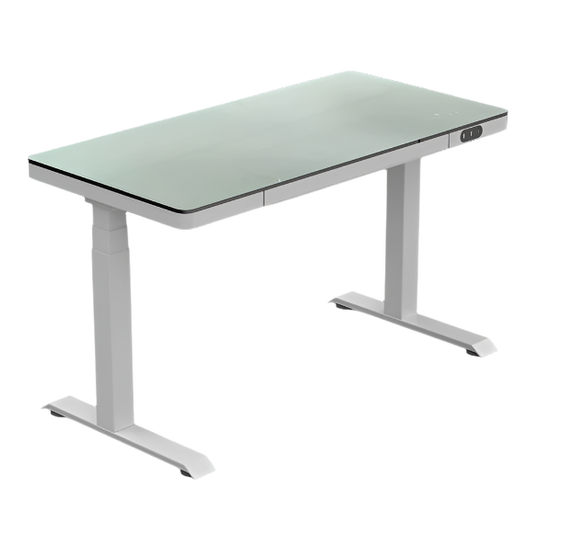 LifeSpan TR1200 treadmill desk with glass top and SC130 console