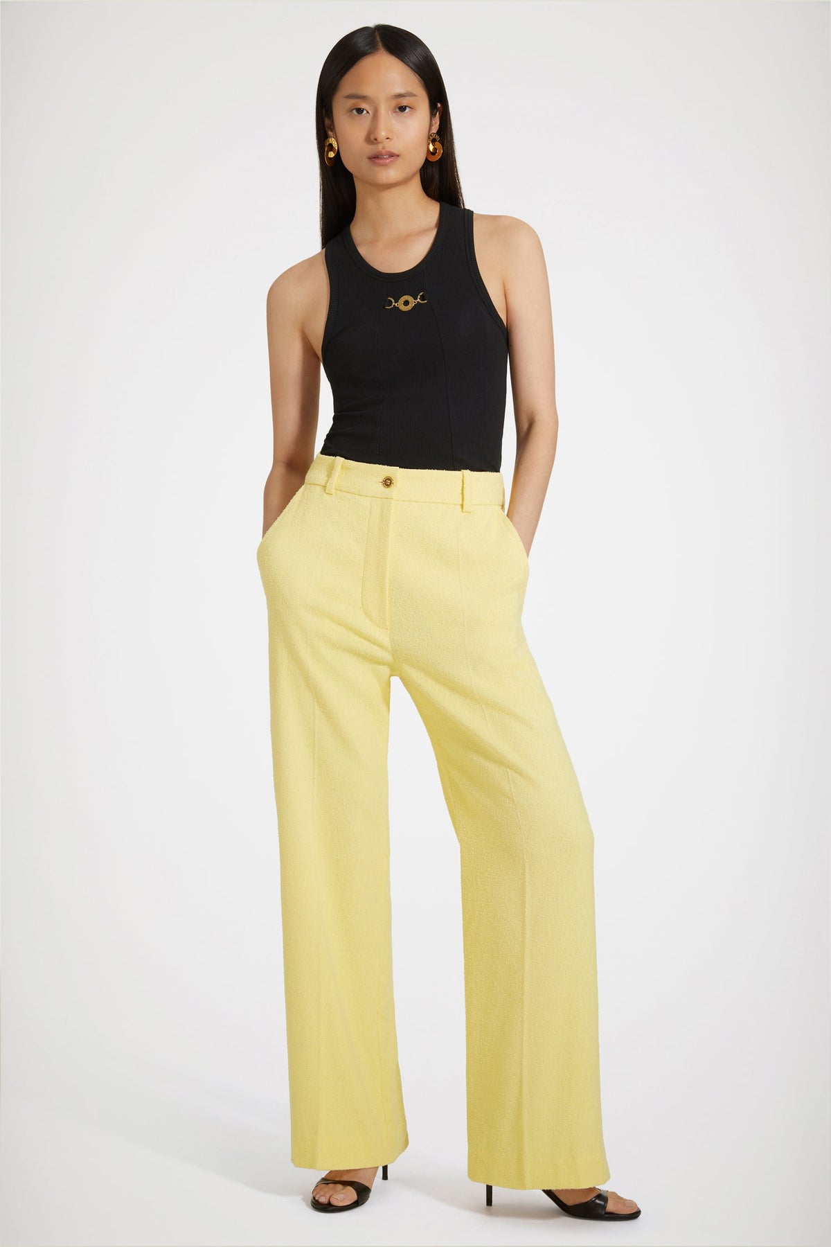 Iconic trousers in cotton-blend tweed