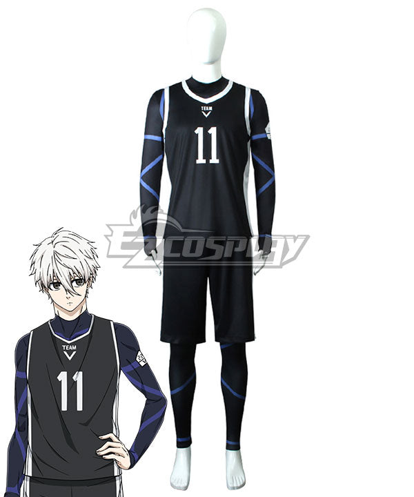 Blue Lock Black Reo Mikage Seishiro Nagi Cosplay Costume