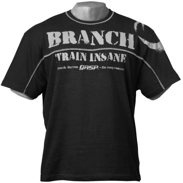 GASP Branch SPP Big Tee - Black - Urban Gym Wear