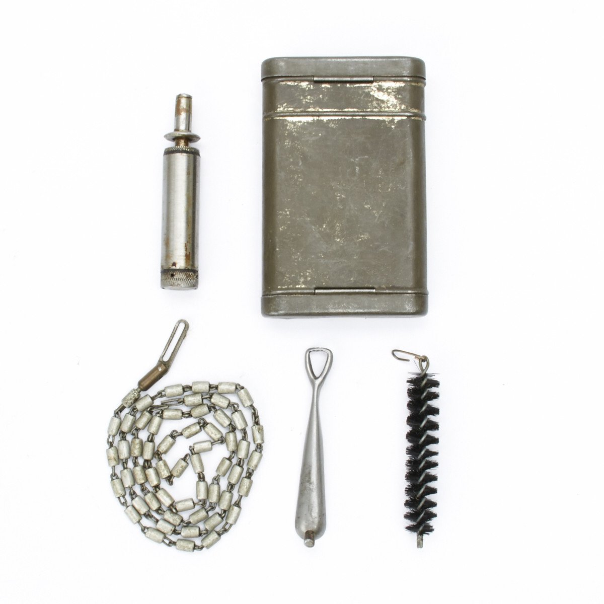 Original WWII type German 98K Rifle Cleaning Kit- Standard Issue Original Items