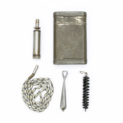 Original WWII type German 98K Rifle Cleaning Kit- Standard Issue Original Items