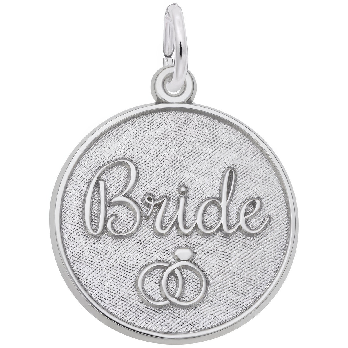 Sterling Silver Bride Charm - 19mm x 19mm